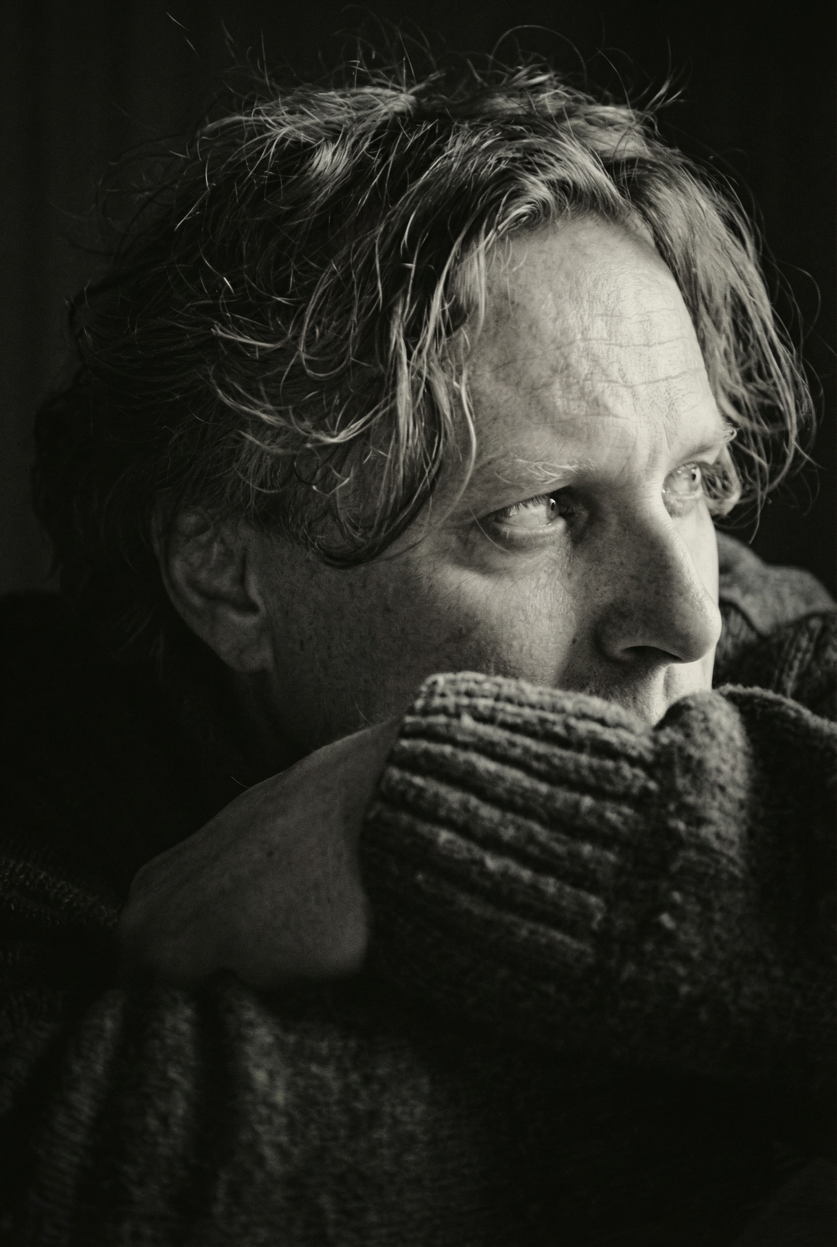 Tony Warren in his studio